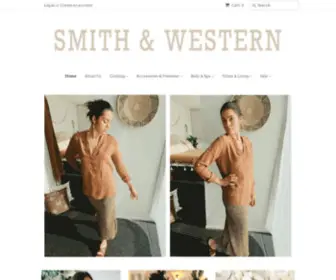 Smithandwestern.co.nz(Smith & Western) Screenshot