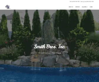 Smithbr.com(A Complete Landscape & Design Company) Screenshot