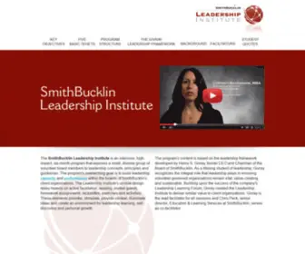 Smithbucklinleadershipinstitute.com(Smithbucklinleadershipinstitute) Screenshot