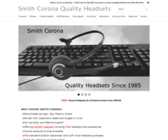 Smithcoronaheadsets.com(Smith Corona Headsets) Screenshot