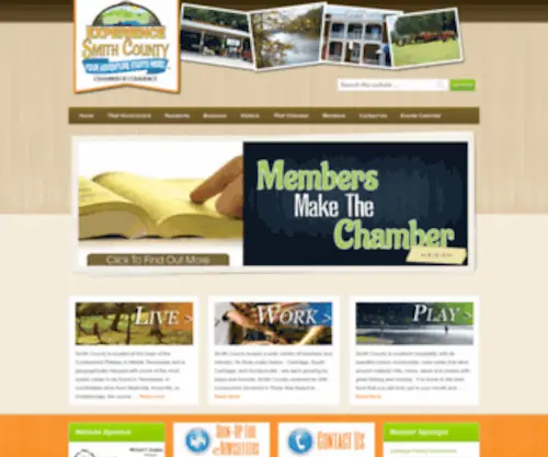 Smithcountychamber.org(The Smith County Chamber of Commerce) Screenshot