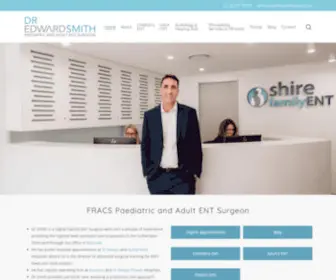 Smithent.com.au(Dr Edward Smith) Screenshot