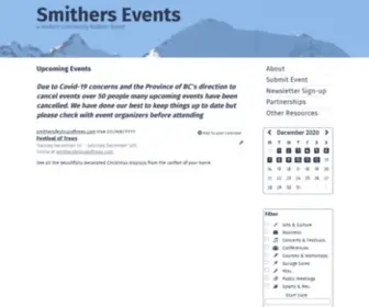 Smithersevents.com(Smithers Events) Screenshot