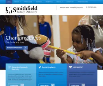 Smithfield-DDS.com(Smithfield, VA Dentist) Screenshot