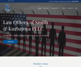 Smithkurbatova.com(Law Offices of Smith & Kurbatova) Screenshot