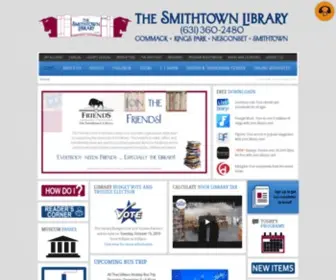 Smithlib.org(The Smithtown Library) Screenshot