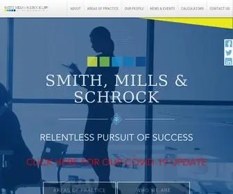 Smithmillslaw.com(Attorneys in Iowa and Nebraska) Screenshot