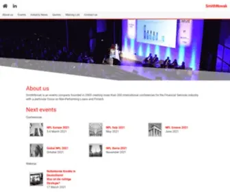 Smithnovak.com(Industry Leading events for the NPL market) Screenshot