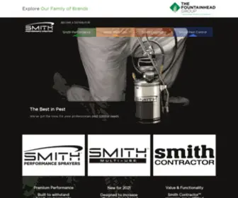 Smithperformancesprayers.com(Smith Performance Sprayers by The Fountainhead Group) Screenshot