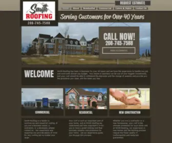 Smithroofingpros.com(Smith Roofing) Screenshot