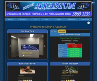 Smithsaquarium.com.au(Smiths Aquarium) Screenshot