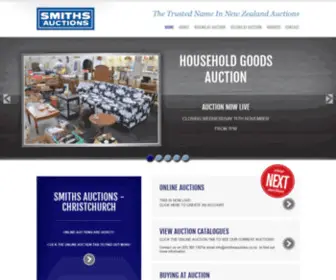 Smithsauctions.co.nz(The Trusted Name In New Zealand Auctions) Screenshot