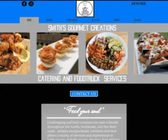 Smithsgourmetcreations.com(Smith's Gourmet Creations) Screenshot