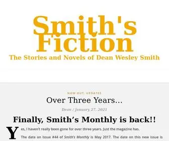 Smithsmonthly.com(The Stories and Novels of Dean Wesley Smith) Screenshot