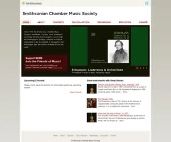 Smithsonianchambermusic.org(Smithsonian Chamber Music Society) Screenshot