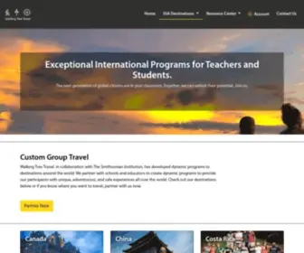 Smithsonianstudentadventures.com(Smithsonian Student Travel) Screenshot