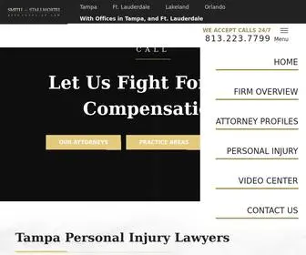 Smithstallworth.com(Tampa Personal Injury Attorney) Screenshot