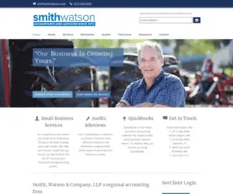 Smithwatson.com(Smith, Watson & Company, LLP-Established 1973) Screenshot