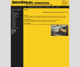 Smitstaal.nl(Welkom openingstijden) Screenshot