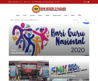 SMK2Padang.sch.id(Website SMK Negeri 2 Padang) Screenshot