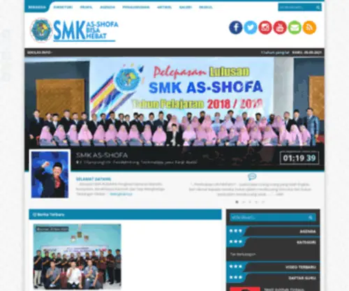 Smkasshofa.sch.id(SMK AS) Screenshot