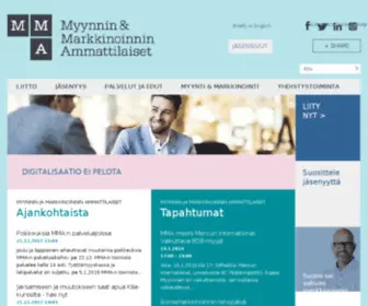 SMKJ.fi(Myynnin ja markkinoinnin ammattilaiset SMKJ) Screenshot