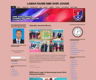 SMKKJ.edu.my(LAMAN RASMI SMK KHIR JOHARI) Screenshot