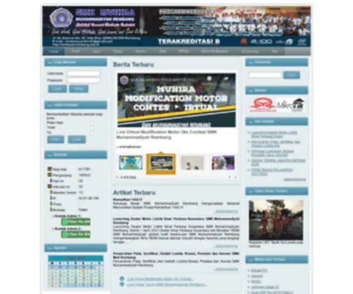 SMkmuhrembang.sch.id(SMK Muhammadiyah Rembang) Screenshot