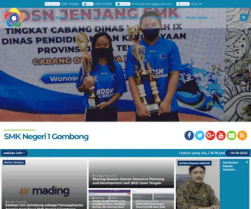 SMKN1Gombong.sch.id(SMK Negeri 1 Gombong) Screenshot