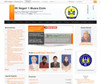 SMKN1Muaraenim.sch.id(Situs Resmi SMK Negeri 1 Muara Enim) Screenshot