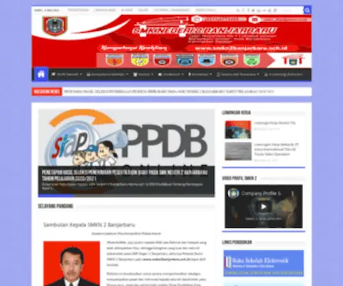 SMKN2Banjarbaru.sch.id(Situs Resmi SMKN 2 Banjarbaru) Screenshot