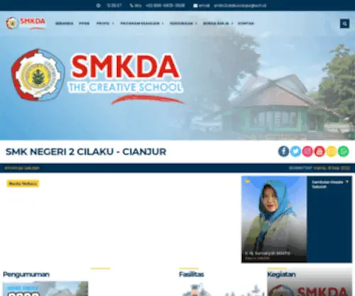 SMKN2Cilakucianjur.sch.id(SMKDA CREATIVE SCHOOL) Screenshot