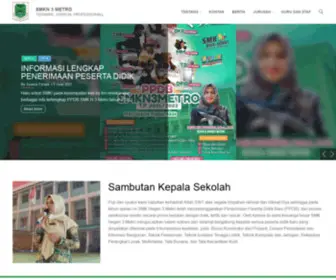 SMKN3Metro.sch.id(SMKN3Metro) Screenshot