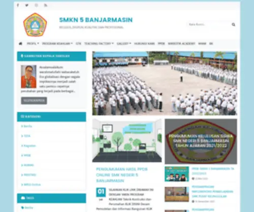 SMKN5BJM.sch.id(SMKN 5 Banjarmasin) Screenshot