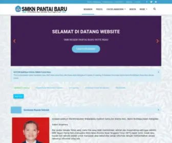 SMKnpantaibaru.sch.id(SMKN-PANTAI BARU) Screenshot