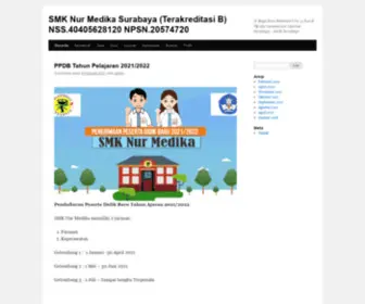 SMknurmedikasby.sch.id(SMK Nur Medika Surabaya (Terakreditasi B) NSS.NPSN) Screenshot