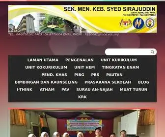 SMKsyedsira.edu.my(LAMAN WEB RASMI SEMSIRA) Screenshot