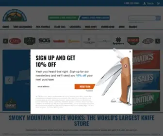 SMKW.com(Smoky Mountain Knife Works) Screenshot