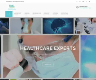 SML-Healthcare.com(SML Healthcare) Screenshot