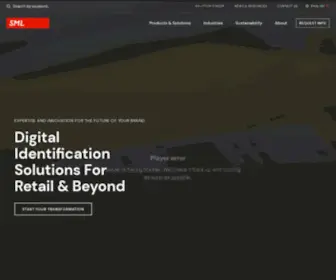 SML.com(Digital Identification Solutions For Retail & Beyond) Screenshot
