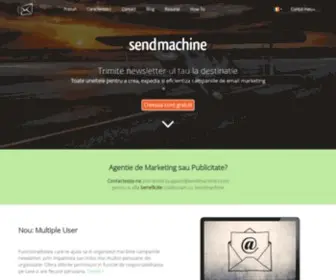 Smlists.com(Trimitere newsletter) Screenshot