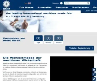 SMM-Hamburg.com(The world’s leading trade fair for the maritime industry) Screenshot