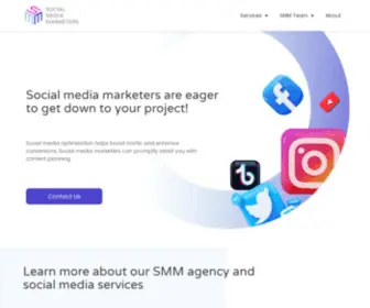 SMM-S.com(Social Media Marketers) Screenshot