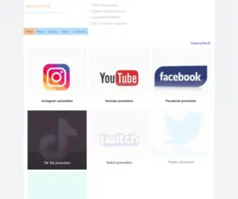 SMM-Store.pro(SMM STORE) Screenshot