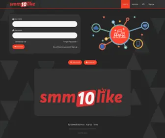 SMM10Like.com(SMM 10 Like) Screenshot