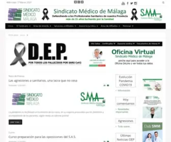 Smmalaga.com(Sindicato Médico de Málaga) Screenshot
