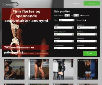 Smmarked.com(Finn flørter og spennende kontakter anonymt) Screenshot