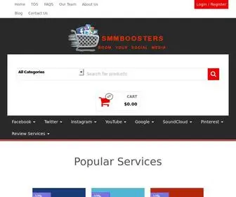 SMmboosters.com(SMM Boosters) Screenshot