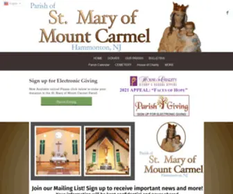 SMMCP.net(Saint Mary of Mount Carmel) Screenshot