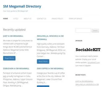 Smmegamalldirectory.com(Recently updated) Screenshot